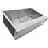 Nantucket Sinks Pro Series EZAPRON339 - 33 Inch Undermount Apron Single Bowl Kitchen Sink