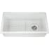 Nantucket Sinks Cape Collection WELLFLEET3419W - 34 Inch Undermount Weellfleet Fireclay Single Bowl Kitchen Sink