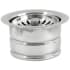 Nantucket Sinks Premium Kitchen 35EDFBRS - 3-1/2 Inch Extended Flange Disposal Kitchen Drain