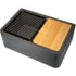 Nantucket Sinks Plymouth Collection PR3020APSTI - 30" Granite Composite Reversible Farmhouse Kitchen Sink