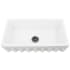 Nantucket Sinks ISFCW33X18SO - 33" Fireclay Farmhouse Sink