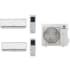 Gree GREE18KMULTI2HEAD99 - 18,000 BTU Condenser with 2 9,000 BTU Indoor Unit Mini Split System