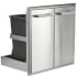 Coyote C3TC - 26 Inch Dual Pull Out Trash and Recycling Bin
