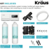 Kraus Purita FS1001 - 2-Stage Under Sink Water Filtration System with Digital Display Monitor