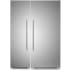 Bertazzoni Professional Series BERTREFFRPROSS2 - Bertazzoni Side-by-Side Refrigerator Freezer Column Set