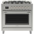 Koolmore KMFR36GLSS - 36 in. Stainless Steel Professional Gas range with Legs, KM-FR36GL-SS.