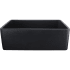 Nantucket Sinks FCFS3320SMATTEBLACK - 33 Inch Fireclay Kitchen Sink
