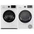 Midea MIDWADREBWW25N7 - Side-by-Side Washer &amp; Dryer Set with Front Load Washer &amp; Ventless Electric Dryer in White