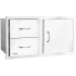 Bull 55890 - 38 Inch Stainless Steel Reversible Door &amp; Double Drawer Combo