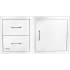 Bull 55890 - 38 Inch Stainless Steel Reversible Door with Double Drawer Combo