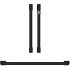 Cafe CXWDFHKPMFB - Flat Black Handles