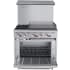 Koolmore KMCRG36NG - 36 Inch Commercial Range with 5.5 cu.ft. Oven Capacity