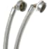 GE WX14X10011 - 6 Ft. Polymer Coated Stainless Steel Washer Hoses with 90 ̊ Elbow