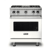 Viking 5 Series VGR5304BPWBB - 30 Inch Sealed Burner Natural Gas Range