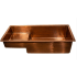 Nantucket Sinks Brightwork Home Collection STEPPE3918SMC - 39 Inch Undermount Smooth Cooper Kitchen Sink