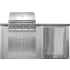 Haven Outdoor HART72REFHG - 72" Harbor Gray Outdoor Kitchen Island