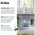 Kraus FS1000FF100BB - 2-Stage Under-Sink Filtration System with Single Handle Drinking Water Filter Faucet Features