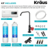 Kraus FS1000FF101MBRD - Purita™ 2-Stage Under-Sink Filtration System with Urbix™ Single Handle Drinking Water Filter Faucet Kit Included