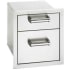 Fire Magic Flush Mounted Doors 53802SC - Fire Magic Double Drawer