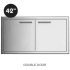 XO XOG42DD - 42 Inch Double Door