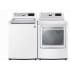 LG LGWADRECW7305 - Side-by-Side Washer &amp; Dryer Set with Top Load Washer &amp; Electric Dryer in White