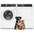 Speed Queen SPWADRGWN7011 - Side-by-Side Front Load Washer and Gas Dryer Set in White
