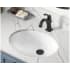 Kraus Elavo Series KCU272 - 19 Inch Oval Porcelain Ceramic Undermount Bathroom Sink