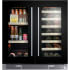 XO XOU30BWDDGB - 30 Inch Undercounter Combo Beverage Center &amp; Wine Cooler