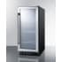 Summit SCR1536BG - Available with a black cabinet, which allows for freestanding use.