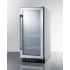Summit SCR1536BGCSS - Available with a stainless steel cabinet, which allows for freestanding use and a clean look.