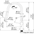 Franke Pescara Series FF4720 - Single Handle Pull Down Kitchen Faucet - Dimension