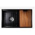 Nantucket Sinks Cape Collection TPS30MB - 30 Inch Workstation Kitchen Sink