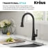 Kraus Savan Series KPF4104MB - 2 Function Single Handle Pull Down Kitchen Faucet