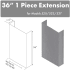 ZLINE 520523527423FTEXT - 1-Piece Chimney Extension