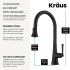 Kraus Savan Series KPF4104MB - 2 Function Single Handle Pull Down Kitchen Faucet