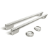 KitchenAid W11774416 - 2 Handles and 2pc Knob Accessory Kit for 30 Double Wall Oven &amp; Microwave Combo
