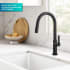 Kraus Oletto Series KTF2820MB - Touch Kitchen Faucet