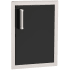 Fire Magic Echelon Collection 53920BSCR - 14-Inch Black Right-Hinged Single Access Door - Vertical with Soft Close