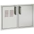 Fire Magic Flush Mounted Doors 53930SC1 - 30 Inch Double Access Door with Louvers