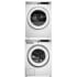 ASKO ASWADRELW7XL3 - Stacked Washer &amp; Dryer Set with Front Load Washer &amp; Electric Dryer in White
