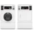 Speed Queen SPWADREWN6030 - Side-by-Side Washer &amp; Dryer Set with Front Load Washer &amp; Electric Dryer in White