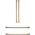 Cafe CXQB4H4PNCG - Brushed Brass Handles