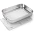 Napoleon 56038 - Stainless Steel Roasting Pan in Front View