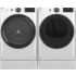 GE GEWADRGVWW655SS3 - Side by Side Washer and Gas Dryer on Riser