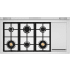 Bertazzoni Heritage Series HER486BTFGMXG - 48 inch All-Gas Range 6 Brass Burner and Griddle