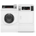 Speed Queen SPWADRGWN6020 - Side-by-Side Washer &amp; Dryer Set with Front Load Washer &amp; Gas Dryer in White