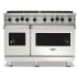 Viking 5 Series VGIC54828BPW - 48 Inch Open Burner Natural Gas Range