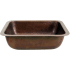 Nantucket Sinks Brightwork Home Collection REHC - Hammered Copper Rectangle Undermount Bathroom Sink