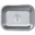 Nantucket Sinks Quidnet Collection NS09I16 - 23 Inch Undermount Single Bowl Kitchen Sink with 16 Gauge Stainless Steel