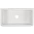 Nantucket Sinks Cape Collection HARWICH33 - 33 Inch Undermount Single Bowl Reversible Farmhouse Apron Sink with 3 1/2" Drain Opening